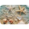 Kaifanee Zerbino ultra morbido antiscivolo per interni cucina, mare, mare, spiaggia, tema spiaggia, 39,9 x 60 cm, tappeto da cucina per ingresso e bagno
