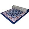 SpazioTessile Tappeto Classico Persiano Mano Lana Royal King 079ch Ingresso Soggiorno Camera Ufficio Corsia Passatoia (Blu, 100x200)