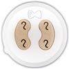 Pastidea - Trafila in bronzo e POM Funghi 10mm compatibile con Philips Pasta Maker Avance e Serie 7000