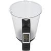 TOPINCN Bilancia Portatile con Misurino, Ampio Display LCD, Bilancia Digitale per Alimenti in ABS e Misurino, Facile Lettura dei Dati, Staccabile per Spezie da (Nero)