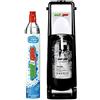SODAGAS Gasatore di acqua SodaGas Gasatore d'acqua per trasformare l'acqua in acqua frizzante, Colore BIANCO, Bombola CO2 alimentare ricaricabile 420 grammi, Bottiglia 1 litro inclusa