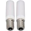 MENDUNER Confezione da 2 Lampadine LED E14 Effetto Fiamma, Luci a Fiamma Tremolante da 2 W, Effetto Fuoco Realistico per Halloween, Natale, Patio, Decorazioni per Interni Ed Esterni,