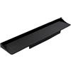BlissfulAbode Protezione in silicone per bordi del lavandino, design a ventosa, per una maggiore funzionalità in cucina e bagno (nero)