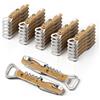 Customaster 30 Pezzi Cavatappi Personalizzato - Apribottiglie Personalizzato Bomboniere Matrimonio Originali | Cavatappi Vino Regali con Nome