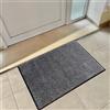 Olivo Tappeti OLIVO Zerbino Tappeto Asciugapassi Rettangolare, Zerbino Antiscivolo per Ingresso, Antinciampo, Tessitura Morbida, Retro Gommato, Tinta unita SOLID JUNIOR (GRIGIO, 90x150 cm)