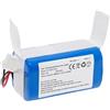 LOKLNEYK Batteria Di Ricambio Da 1800 MAh 2000 MAh 12,8 V, Compatibile Con Lefant, Batteria Agli Ioni Di Litio For Aspirapolvere Robot M210 M210B M210P M213 M213S(2000mAh)