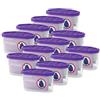 Wessper Deumidificatore per umidità e muffa, Deumidificatori per ambienti con granulato da 400 ml, Neutralizzatore anti odori per cucina armadio, bagno fino a 9 m²- Lavanda - 12 pezzi