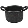 NAMAI - Pentola Antiaderente 14 cm, Lavabile in Lavastoviglie, Pentola Cuocipasta, Adatta al forno, No Induzione, Pentole Alluminio, Made in Italy (14cm)