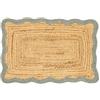 RugVista Sway, Tappeto, Moderni, 60 x 90 cm, Rettangolare, Pelo corto, Lavabile solo a secco, Certificato Care & Fair, Verde