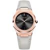 D1 Milano UTLL14 Onix Ultra Thin Leather 34 mm ladies 5ATM