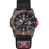 Luminox Orologio da uomo analogico al quarzo svizzero con cinturino in gomma XB.3721.ECO, Nero, Black, Cinturino