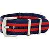 masar 18 to 24 mm Premium NATO Kit - Brushed Steel Buckle - Watch Straps - Fine Nylon