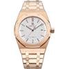 OBLVLO Orologio meccanico da uomo, in acciaio inox 316L, cassa da 41 mm, lancette luminose, impermeabile fino a 50 m, orologio da polso automatico casual TM-ASP, TM-ASP-PWP, Tendenza