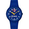 PRESTIGE & DELUXE Orologio da polso unisex Lowell Bologna Nuova Collezione Cinturino Blu- Quadrante 43 mm Blu in confezione + portachiave calcio