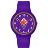 PRESTIGE & DELUXE Orologio da polso Lowell Fiorentina Cinturino in silicone viola - Quadrante 34 mm viola in confezione + portachiave calcio