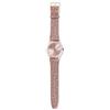Swatch Orologio Swatch Originals SOUT100 Al quarzo (batteria) Pvc Quandrante Rosa Cinturino Pelle