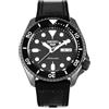 Seiko 5 Sports Specialist Orologio Analogico Automatico Uomo con Cinturino in Pelle SRPD65K3, Nero, 5K3