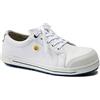 Birkenstock - Qo 700, Scarpe Antinfortunistiche QS 500 ESD in Pelle Naturale, Colore Bianco, Taglia 40 Unisex - Adulto
