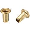 sourcing map Rivetti cavi, 3 mm x 6 mm, con foro passante in rame, rivetti cavi, occhielli su entrambi i lati, per circuiti stampati PCB, 200 pezzi