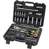 Stanley - Confezione di bussole - 1 Cricchetto 72 denti ¼ - 1 Cricchetto 72 denti ½ - 41 punte di avvitamento - SET DI 96 PZ - STMT17379-1