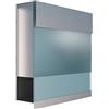 Bravios Cassetta delle lettere, design lettere in acciaio, i acrilico blu Manhattan - bravios