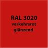 Colours-Manufaktur 250 g polvere di rivestimento in polvere PG 2 (RAL 3020 rosso traffico lucido