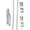 KeyMet 1 Set Tor treib legame porta blocco porta treib sbarre 2540/14 mm Siber Verz.