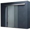 Mai & Mai Porta Scorrevole in Vetro 77.5x205cm, Softclose, Vetro Satinato