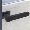 PATIKIL 5.9 Inch Copri Maniglia Porta In Silicone, Guaina Protettiva Cuscinetto Per Proteggere Le Mani Per Cucina Camera Da Letto Bagno, Nero