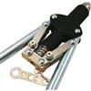 SIO Rivettatrice manuale a 2 mani 450 mm | Pinza professionale per rivetti in alluminio e acciaio | manico lungo ergonomico | alta potenza e precisione | ideale per officina e fai da te