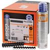 Spit Chiodi standard C6-25 (confezione da 10) con cartuccia di gas