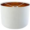 STHomedeco Paralume a tamburo medio - 30 x 20 cm, paralume in tessuto per soffitto, tavolo, sospensione, lampada da terra. Lampadario per portalampada E27 (Bianco)