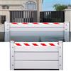 Generic Barriera Antiallagamento L 105CM x H 20CM, Paratia Antiallagamento per Porta, Barriera di Protezione Contro Le Inondazioni, Kit Soglia Barriera Antiallagamento per Porta Garage Alta