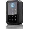 sunmin Smartkey, cassetta di sicurezza domestica, fili, , cassetta delle chiavi elettronica, app, codice digitale, cassaforte Bluetooth per host, durevole, facile da usare