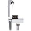 Dianhydro SET MODELLO SQ IN OTTONE IDROSCOPINO + FLESSIBILE + SUPPORTO LUX Cromato