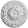 MASTERBRICO Rosone Lampadario Soffitto MASTERBRICO - Rosoni in Polistirolo Decorativi per Soffitto e Pareti, Rosone Elegante per Lampadari, Leggero e Facile da Applicare con Colla Inclusa (35 cm - A011)