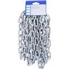 bricoleva.it Catena Genovese Pretagliata, Catena a Maglia Saldata in Acciaio Zincato per Sospensione, Fissaggi, Usi Domestici, Guinzaglio, Quadri, Carico di lavoro Max 8 kg.(Ø 6 mm. - 5 mt.)