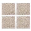 iovene SET KIT 4 MARMETTE MATTONELLE BASE PER OMBRELLONE OMBRELLONI CM.50X50