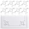 Pangda 8 pannelli per modanatura angolare da parete in stile francese, pannelli per modanatura flora, pannelli angolari per cornici, decorazione per cornici, colla non inclusa (stile fleur de lis)