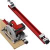 Generic Guida per sega circolare, guida per sega a binario, base regolabile per la lavorazione del legno, per utensili di precisione, incisioni, applicazioni in legno
