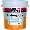 SAN MARCO Idropittura murale al quarzo bianca per esterno San Marco 5 kg.Specifica per muri all'esterno o fondo per vernici decorative quarzo