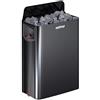 Harvia Forni per sauna The Wall Black Steel (centralina integrata: 6,0 kW)