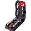 Wiha Juego de 40 vasos de 1/4 Dr. 6PT, métrico