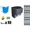 Dieffematic KIT CAME U2313 BX-78 Automazione Cancello Scorrevole - 800kg, Sicurezza Avanzata - Kit Completo 230V, Cremagliera 5 MT