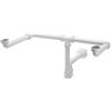 HAK Bruckner Accessori - Sifone per lavabo Mosquito per lavabo doppio, 1 1/4, scarico 40 mm, bianco 151.130.0