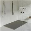 KOES - Piatto Doccia in Resina Serie LIENA - 80x140 - Grigio quarzo RAL 7039