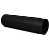 LANZZAS Tubo del fumo 500 mm - diametro Ø 130 mm - Colore: nero - Tubo di prolunga per tubo per stufa