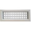 Idrotop ACCES. CLIMA Bocchette Griglie 400X200mm BIANCA con Alette orientabili Singolarmente