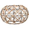 DIYEAH Paralume Appeso in Corda per Lampadario Rustico, Copri Plafoniere Vintage in Ferro, Robusto senza Sbavature, Decorazione Hotel