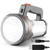 AF-WAN Torcia LED Ricaricabile 7000 Lu,Impermeabile Luce LED Torcia 9000 mAh Super LED Luminoso Searchlight Spotlight Torcia Portatile Tattica Lampada [Classe di efficienza energetica A]